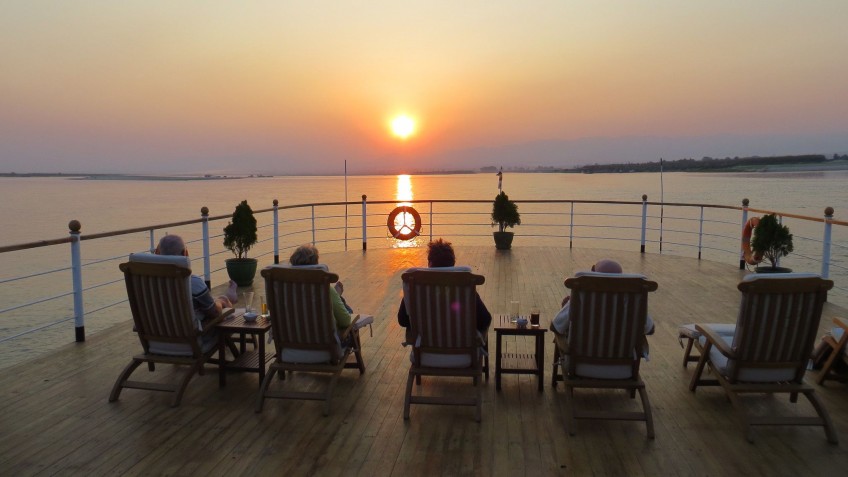 Sunset From The Upper Deck