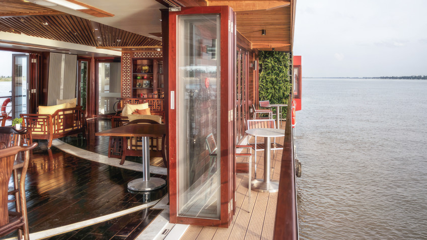 Chilling in private balcony