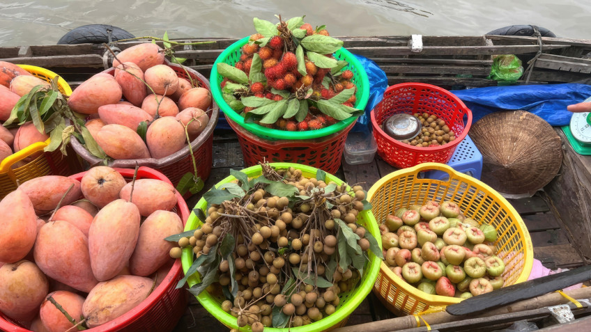 Shopping for fresh and tasty fruits