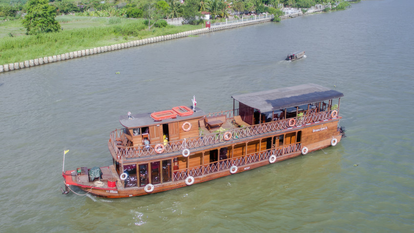 Cruising in the Tranquil Mekong River