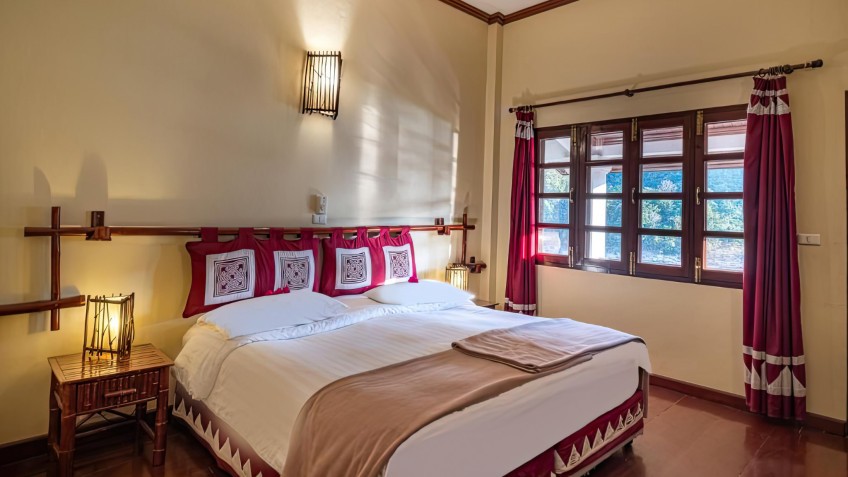 Superior Room in the Pakbeng Lodge