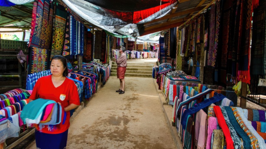 Colorful local market