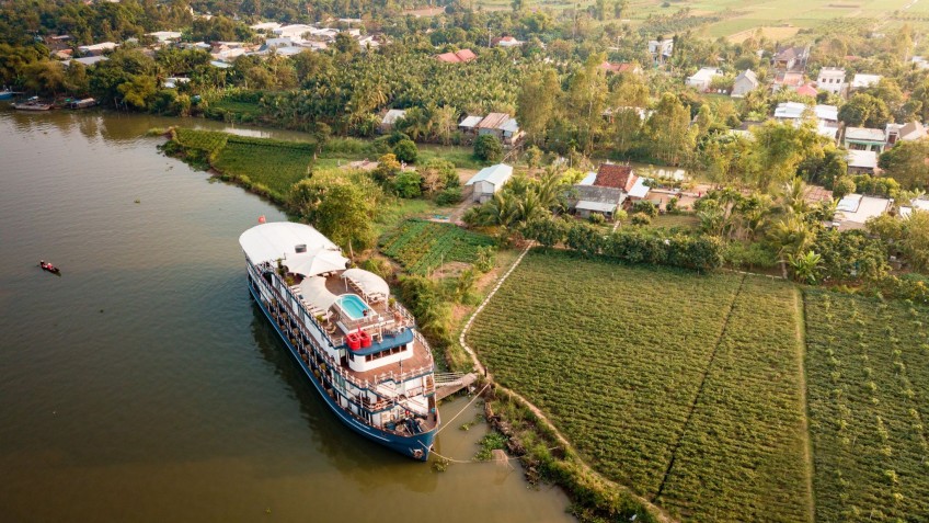 Docking By The Mekong Delta