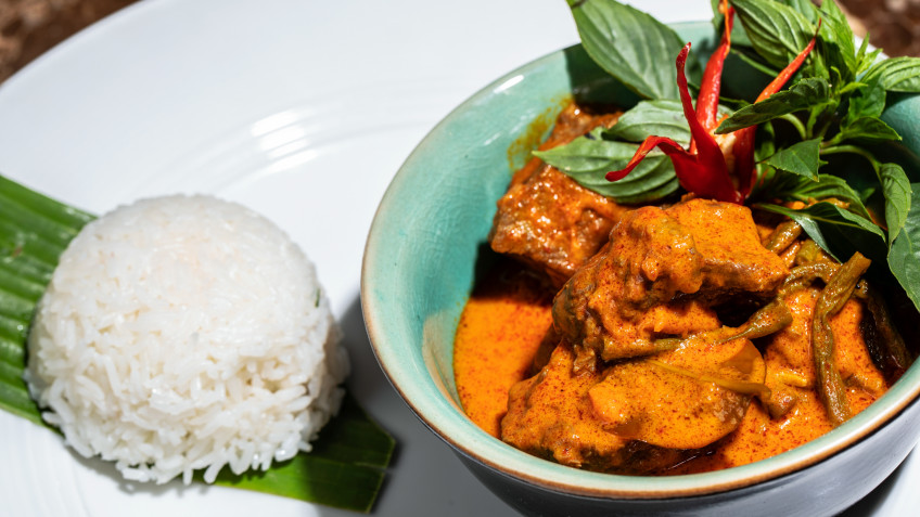 Fish Amok Cambodian Dish