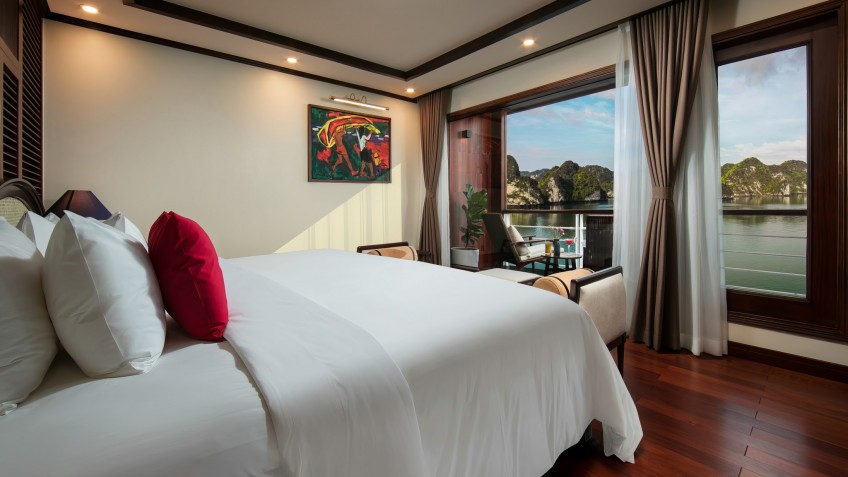Heritage Binh Chuan Cruise: Beautiful Layout of the room