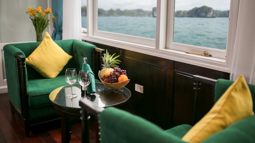 La Regina Royal Cruise: The comfortable sofa