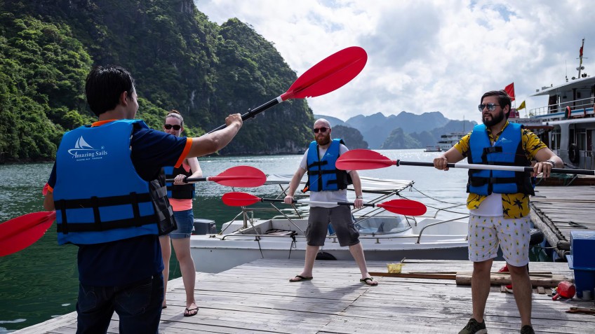 Amazing Sails Explorer Cruise Private: The safety guidlines before kayaking