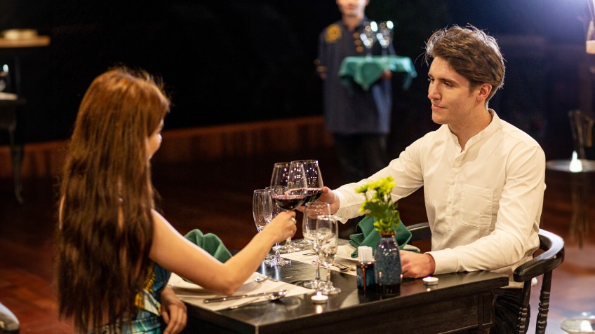 Enjoy the great view while savoring dinner