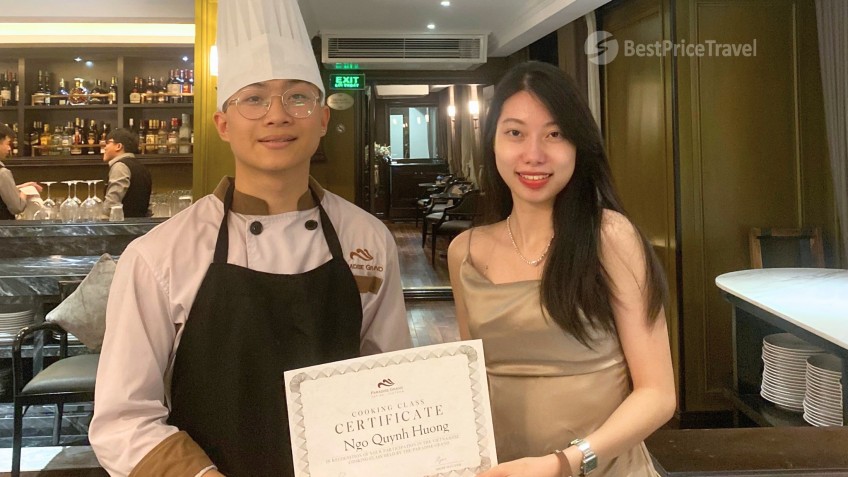 Paradise Grand Cruise: Cooking Class Certificate For Participants