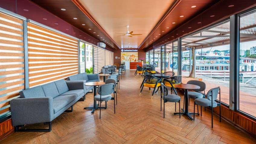 Catherine Cruise: Newly built Waiting Lounge