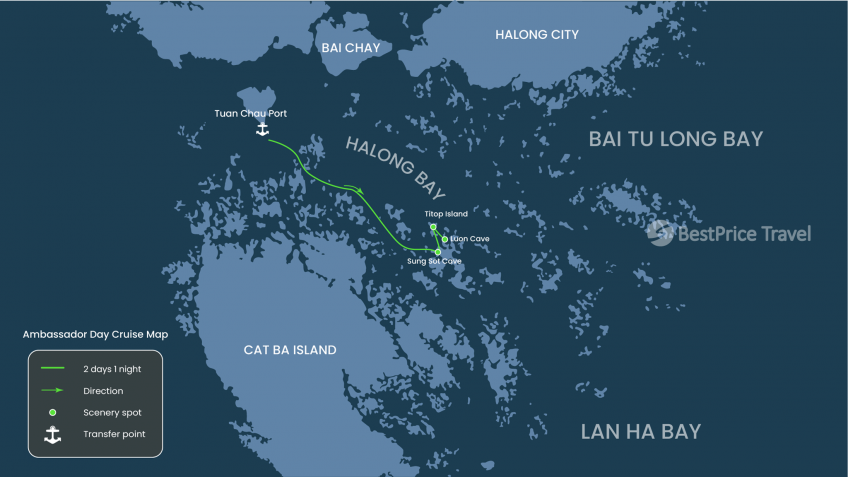 Ambassador Day Cruise Map