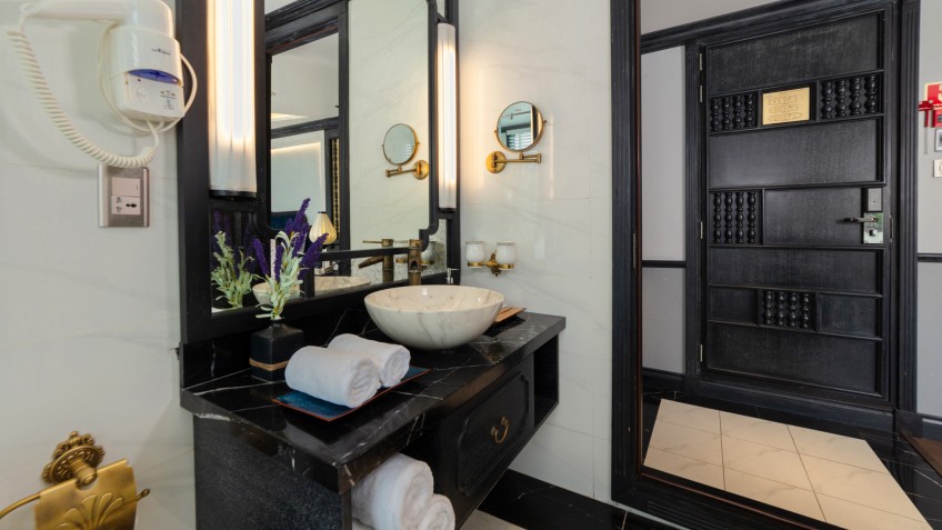 An ancient style bathroom