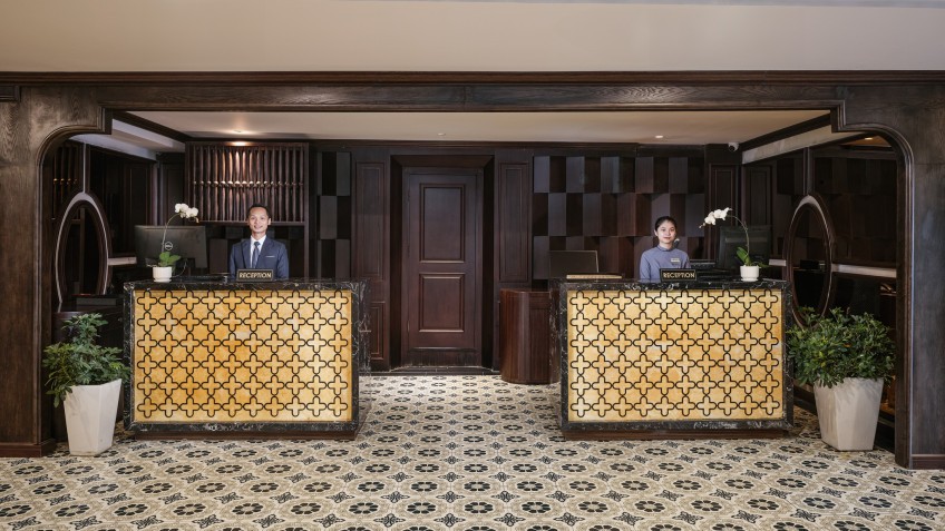 Our staff always stay in the reception