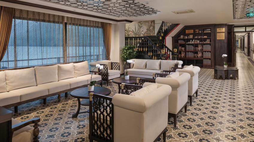 Unwind and read book at the lobby