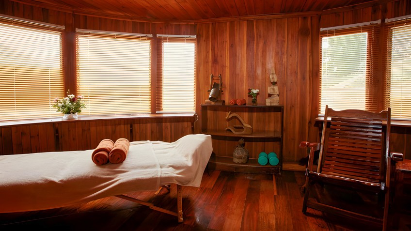 Spend time relaxing on spa