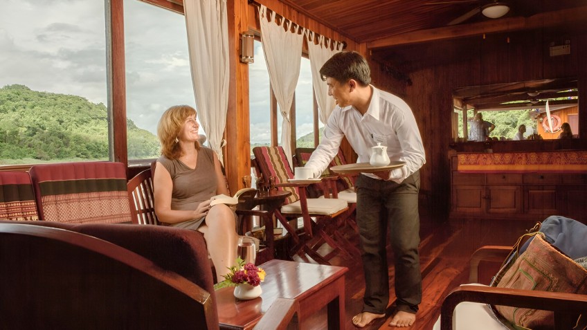 Enjoy tasty beverages on the lounge