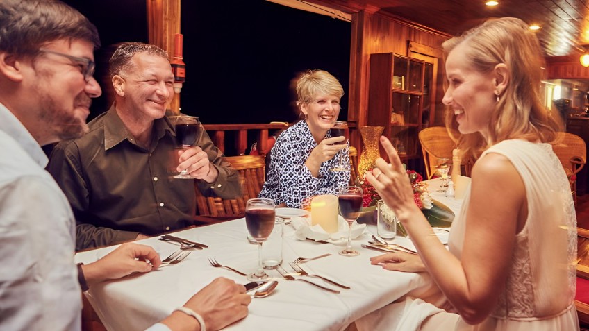 Savor Dinner in our Restaurant