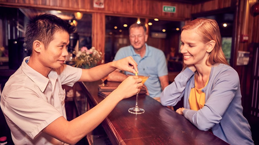 Bar on the Mekong Pearl Cruise