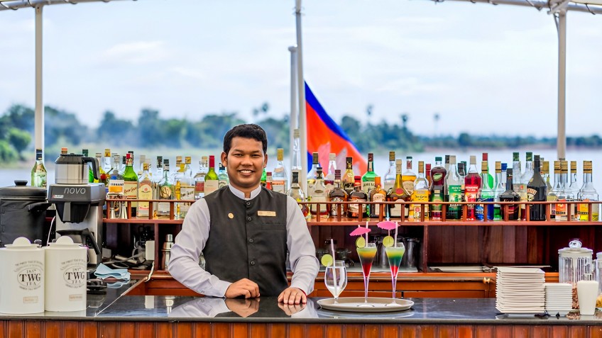 Enthusiatic crew onboard