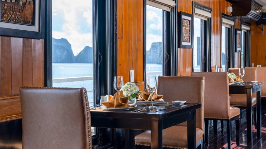 Enjoy the view while dining