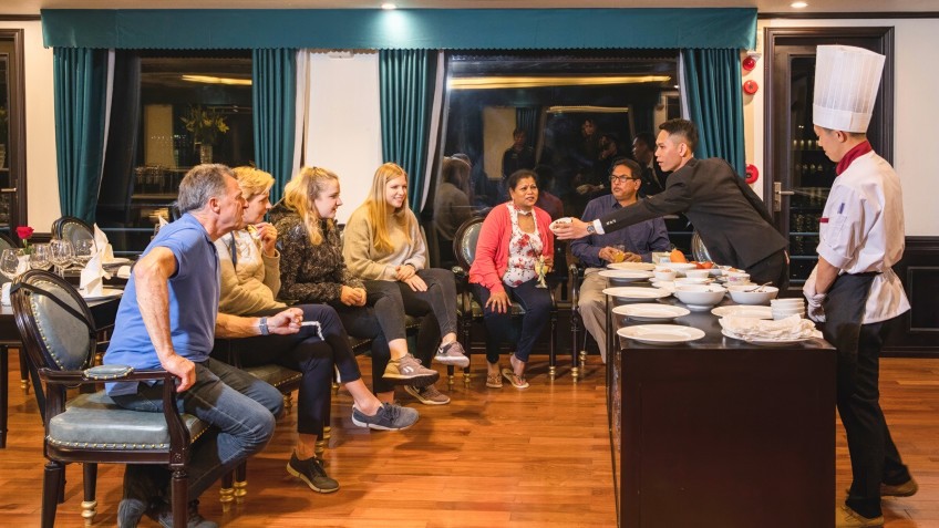 Aspira Cruises: Participated in Cooking class