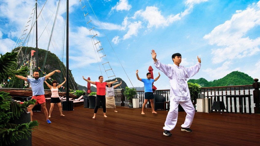 Tai Chi on The Sundeck