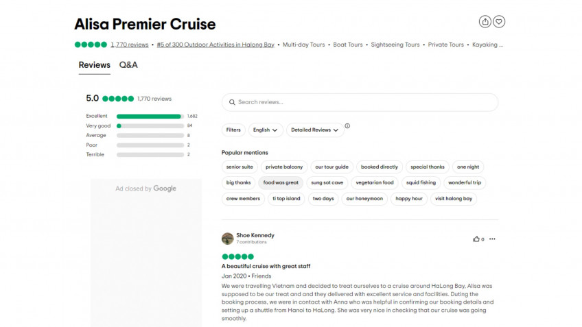 Alisa Premier TripAdvisor