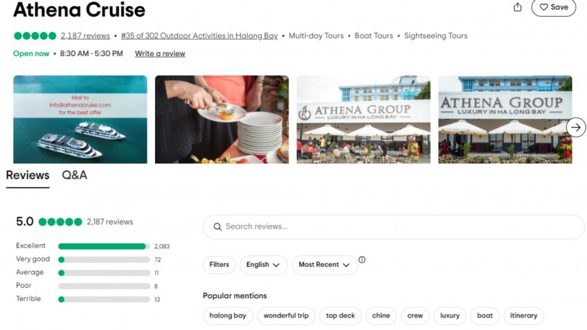 Athena Cruise on Tripadvisor