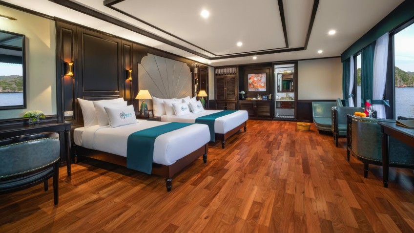 Aspira Cruises: Spacious Cabin for ovenight cruise