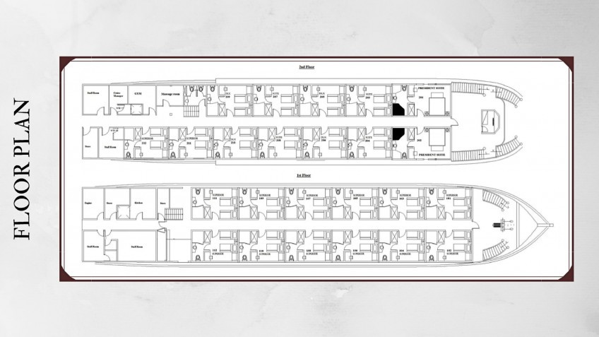 Indochina Sails: Indochina Sails Deck Plan