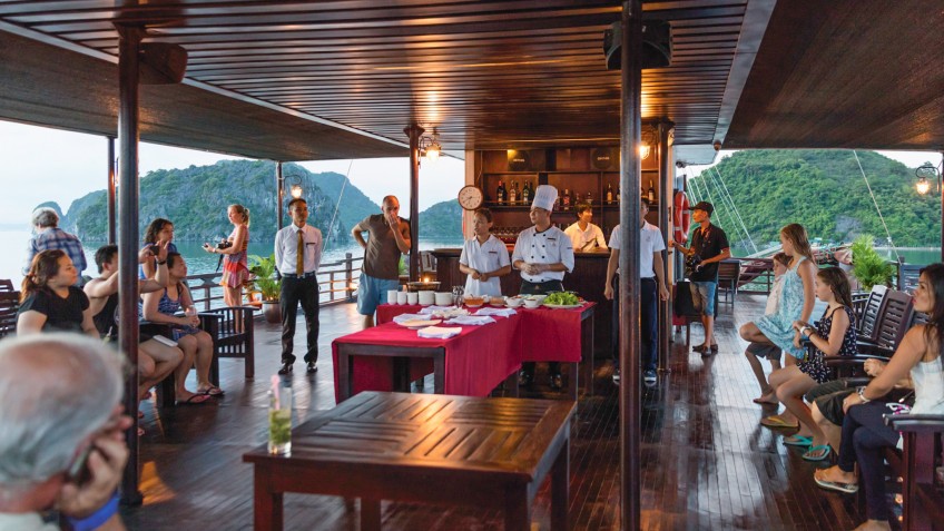 Participate in the cooking class