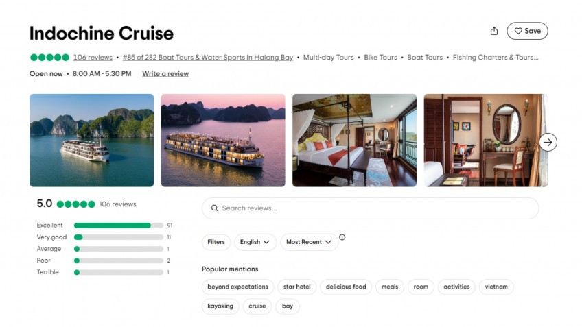 Indochine Cruise: Indochine Cruise Tripadvisor