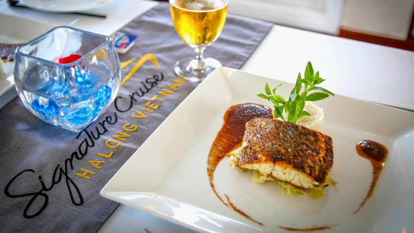 Signature Cruise: Flavorful seafood dish