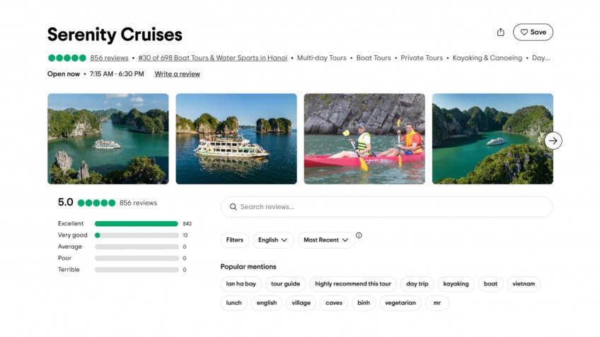 Halong Serenity Cruises On TripAdvisor