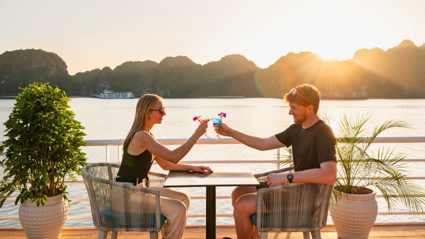 Happy Hour At Sunset Party