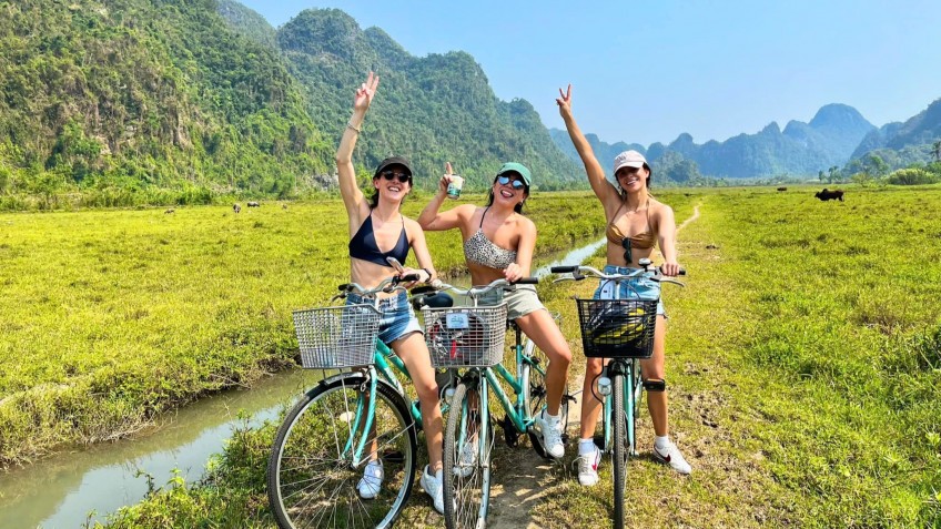 Cycling Through Charming Route