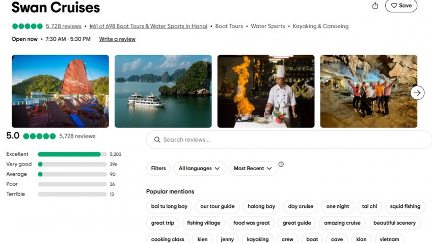 Swan Cruise Halong Bay on Tripadvisor