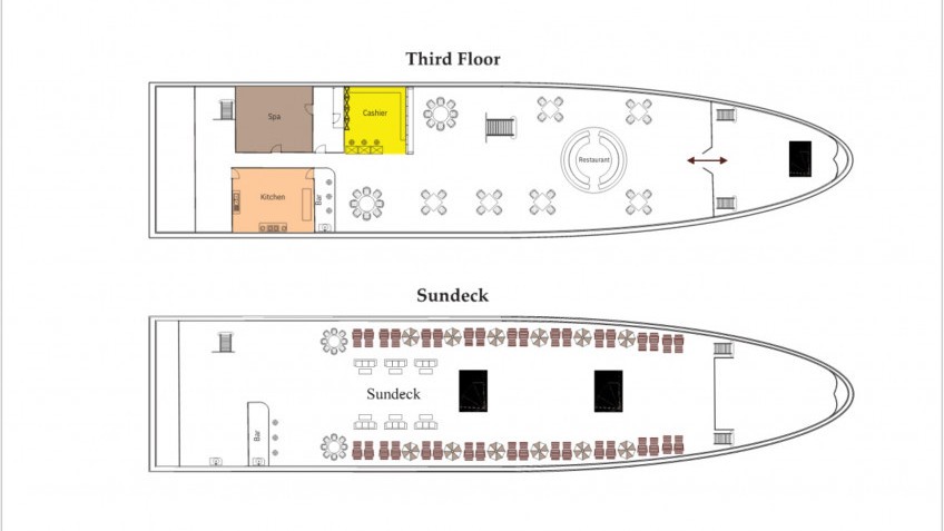 Victory Star Cruise: Deck Plan 3 & 4