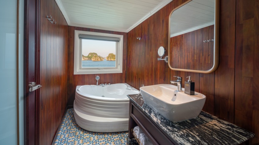 Relax in the Jacuzzi Tub