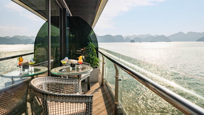 Doria Cruise: Enjoy the view from the balcony