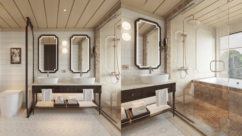 Lyra Grandeur Cruise: Exquisite 5-star Bathroom