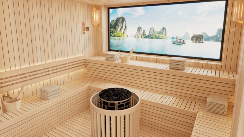 Lyra Grandeur Cruise: Sauna Room