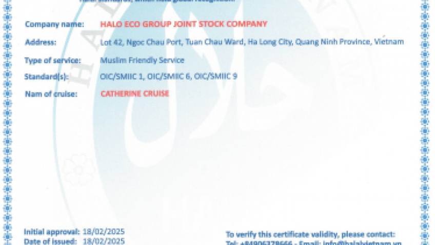Catherine Cruise: Halal Certificate