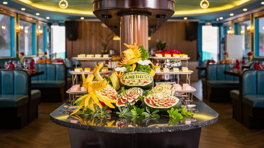 Ocean Themed Dining Space