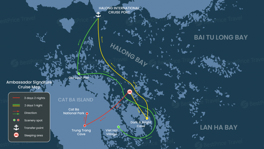 Ambassador Signature Cruise Map