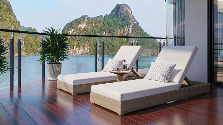 Large Terrace for Sunbathing