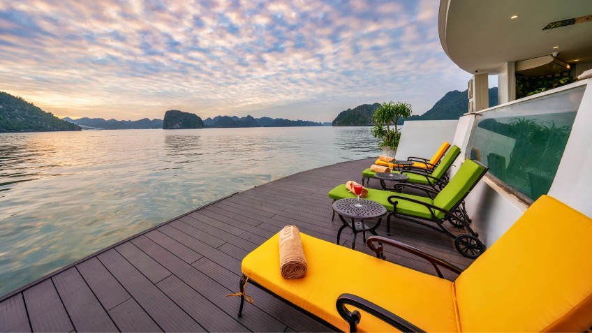 Gorgeous View From The Back Of Cruise Ship