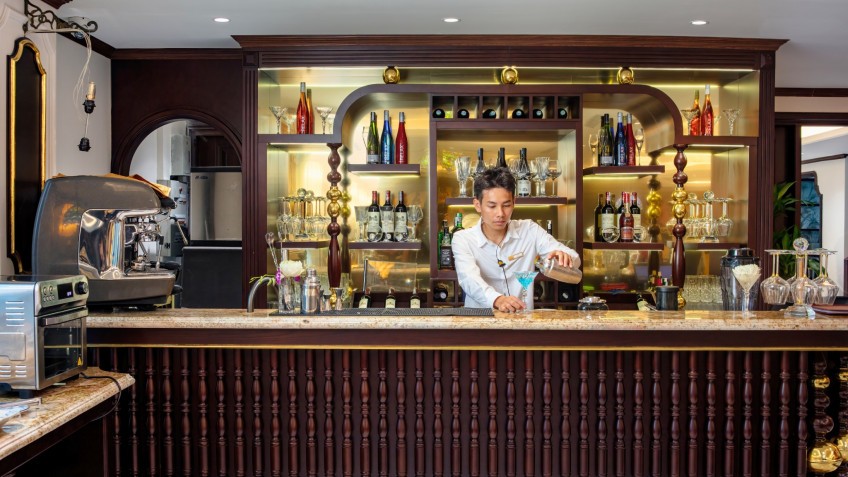 Mixed Drink Ordered At Bar