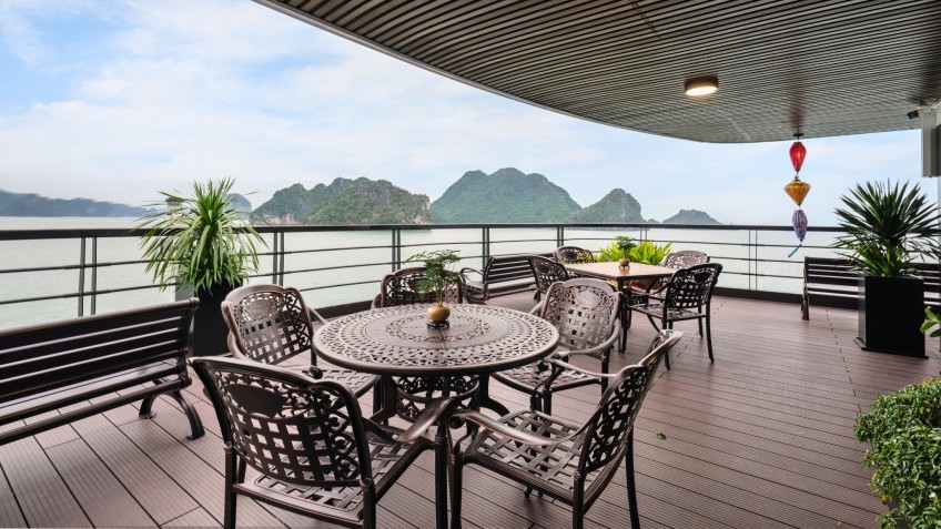 Outdoor Space Of Restaurant