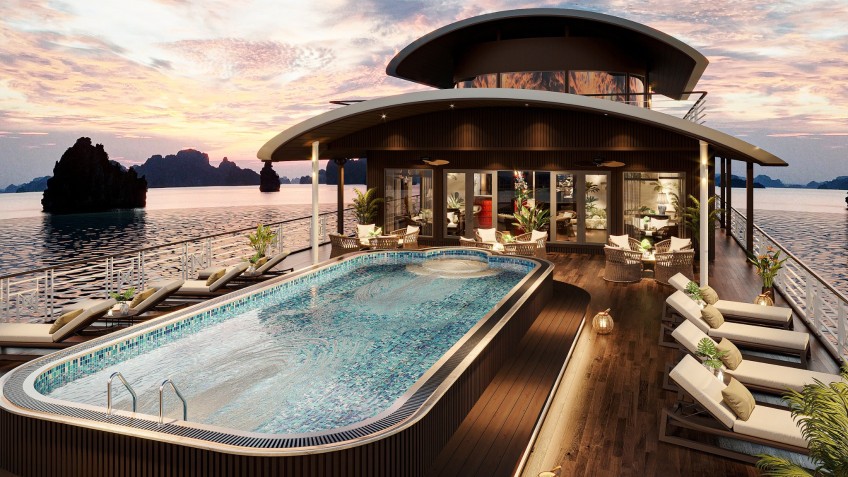 Nostalgia Sails Halong Bay